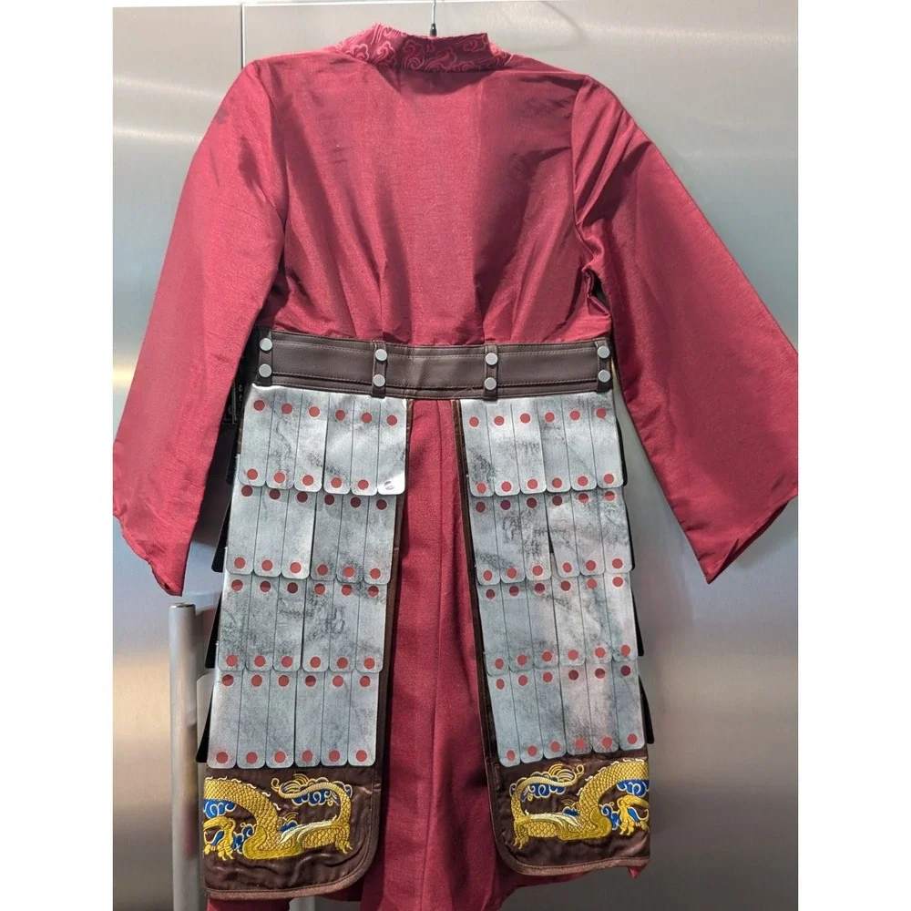NWT Disney Store Deluxe Mulan Costume Outfit Live Action Film 7/8 Halloween
